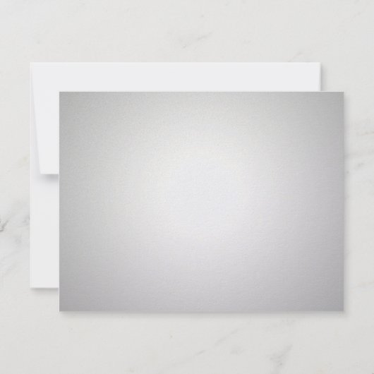 Silver and Black Saxophone Response Kaart (Achterkant)