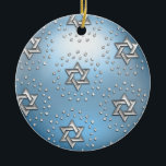 Silver and Crystal Star of David Hanukkah Ornament<br><div class="desc">Holiday themed items designed by Umua. Printed and shipped by Zazzle or their affiliates.</div>