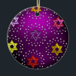 Silver and Crystal Star of David Hanukkah Ornament<br><div class="desc">Holiday themed items designed by Umua. Printed and shipped by Zazzle or their affiliates.</div>