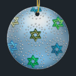 Silver and Crystal Star of David Hanukkah Ornament<br><div class="desc">Holiday themed items designed by Umua. Printed and shipped by Zazzle or their affiliates.</div>