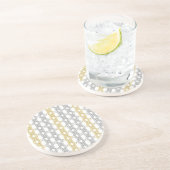 Silver and Gold Pattern Sandstone Onderzetter (Zijkant)