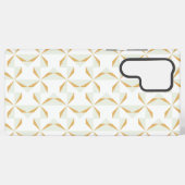 Silver and Gold Pinwheels Samsung Galaxy Hoesje (Achterkant horizontaal)