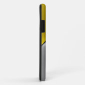 Silver and Gold Shiny Steel Metal Case-Mate iPhone Case (Achterkant/rechts)