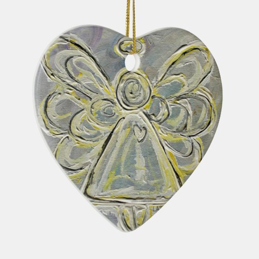 Silver and White Angel Ornament (Rechts)