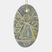 Silver and White Angel Ornament (Rechts)