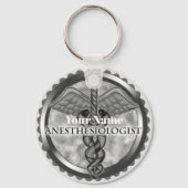 Silver Anesthesioloog Sleutelhanger (Voorkant)