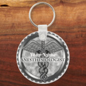 Silver Anesthesioloog Sleutelhanger (Voorkant)