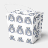 Silver Angel Awareness Ribbon Haal uit de voordeli Bedankdoosjes (Achterkant)