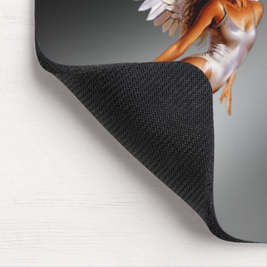 Silver Angel Fantasy/Sci Fi Designed Mousepad Muismat (Hoek)
