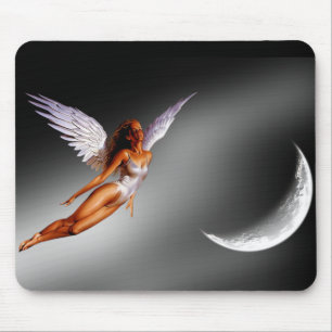 Silver Angel Fantasy/Sci Fi Designed Mousepad Muismat