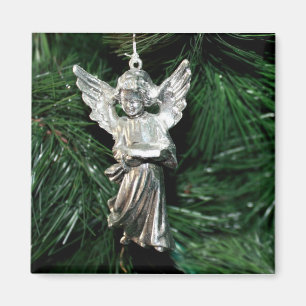 Silver Angel Ornament Magneet