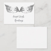 Silver Angel, Spiritueel, Reiki, visitekaartjes (Voorkant / Achterkant)