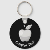Silver Apple Sleutelhanger (Voorkant)