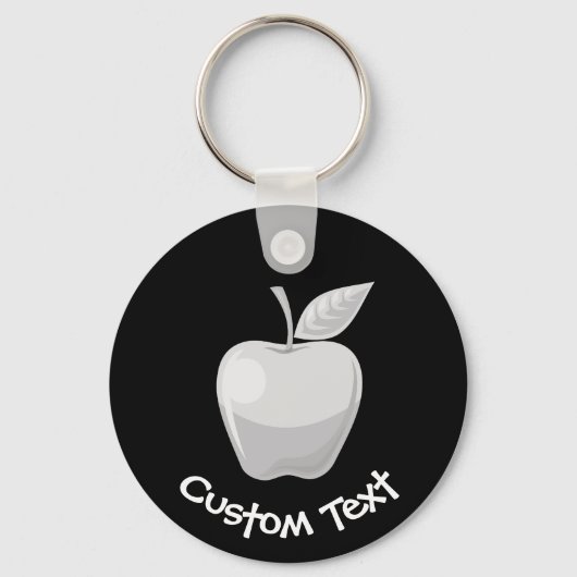 Silver Apple Sleutelhanger (Voorkant)