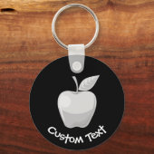 Silver Apple Sleutelhanger (Voorkant)