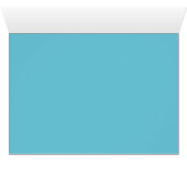 Silver, Aqua en Black Floral Table Number Card (Binenzijde Horizontaal (Onderkant))