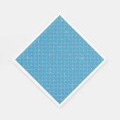 Silver Aqua Mermaid Servet (Hoek)