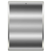 Silver Aqua Shine Elegant Chic Glam Persoonlijk Klembord (Achterkant)