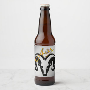 Silver Aries de dierentuin van Ram Bier Etiket