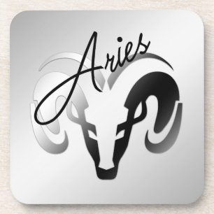 Silver Aries de dierentuin van Ram Bier Onderzetter