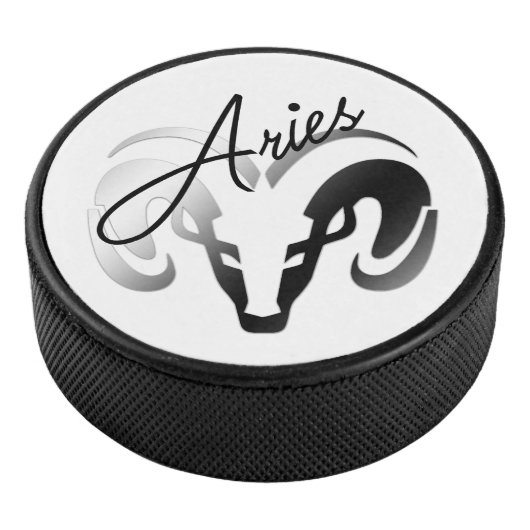 Silver Aries de dierentuin van Ram Hockey Puck (3/4)