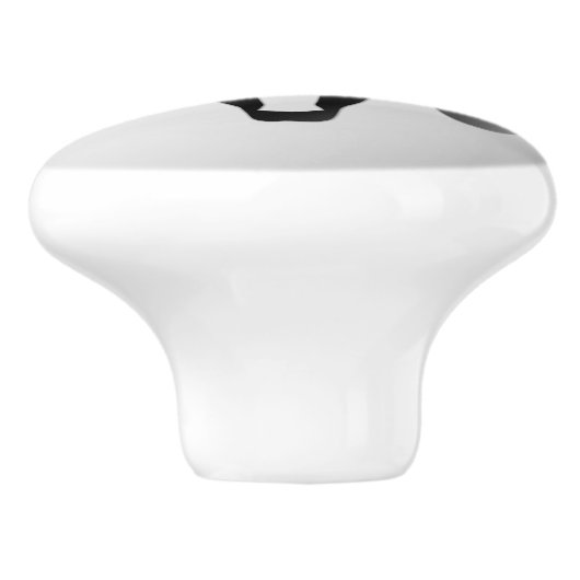 Silver Aries de dierentuin van Ram Keramische Knop (Zijkant)