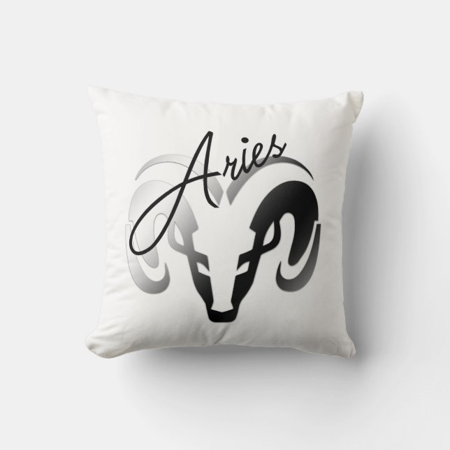 Silver Aries de dierentuin van Ram Kussen (Voorkant)