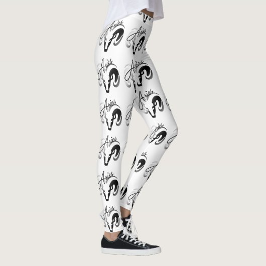 Silver Aries de dierentuin van Ram Leggings (Rechts)