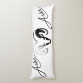 Silver Aries de dierentuin van Ram Lichaamskussen (Achterkant (Verticaal))