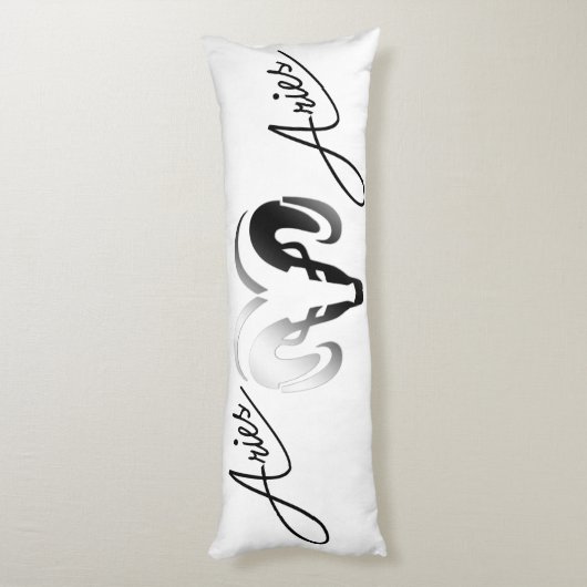 Silver Aries de dierentuin van Ram Lichaamskussen (Achterkant (Verticaal))