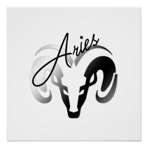 Silver Aries de dierentuin van Ram Perfect Poster