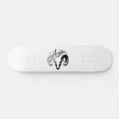 Silver Aries de dierentuin van Ram Persoonlijk Skateboard (Horizontaal)
