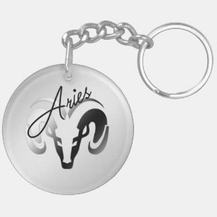 Silver Aries de dierentuin van Ram Sleutelhanger
