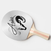 Silver Aries de dierentuin van Ram Tafeltennisbatje (Zijkant)