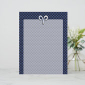 Silver Aries Zodiac Sign Blue Carbon Fiber Print (Staand voorkant)