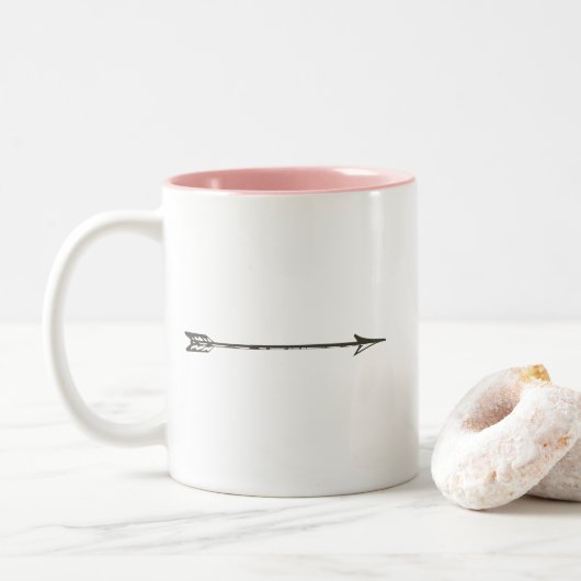 Silver Arrow Coffee-Mok Tweekleurige Koffiemok (Met donut)