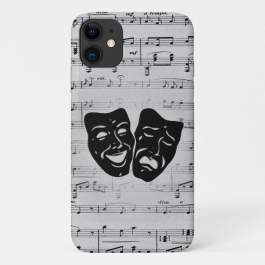 Silver Art verenigt bioscoopmaskers Case-Mate iPhone Case (Achterkant)