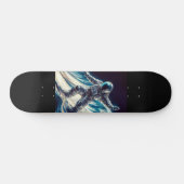 SILVER ASTRONAUT SURFING THE VAULT CELESTIAL PERSOONLIJK SKATEBOARD (Horizontaal)