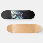 SILVER ASTRONAUT SURFING THE VAULT CELESTIAL PERSOONLIJK SKATEBOARD (Horizontaal)