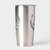 Silver Attorney Scales of Justice Custom Geïsoleerde Drinkbeker (Links)