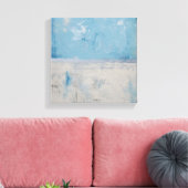 Silver Aura Canvas Afdruk (Insitu (Woonkamer))