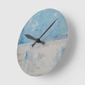 Silver Aura Ronde Klok (Hoek)