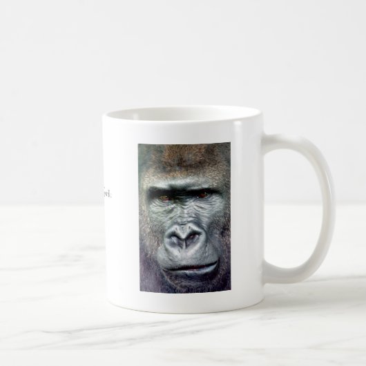 Silver Back Gorilla II Koffiemok (Rechts)