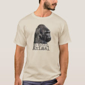 Silver Back Gorilla Spirit Animal T-shirt (Voorkant)