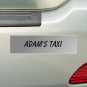 (Silver Background) Bumpersticker (Op auto)