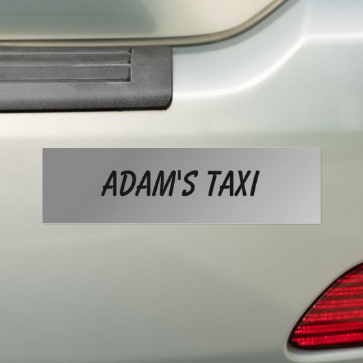  (Silver Background) Bumpersticker (Op auto)