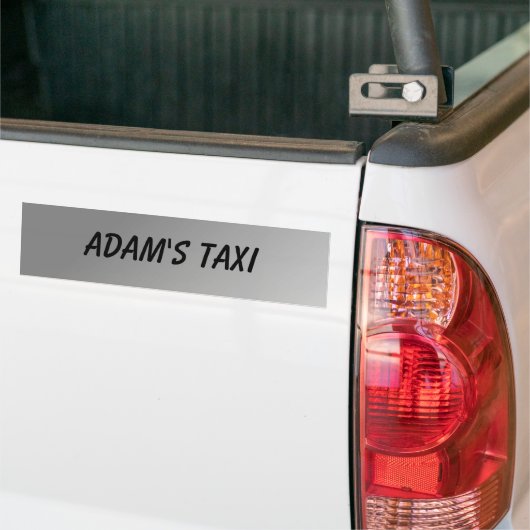 (Silver Background) Bumpersticker (Op Truck)