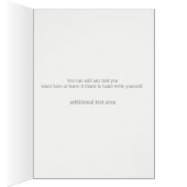 Silver Balloons Confetti Dot Modern Thank You Card (Binnen (Rechts))