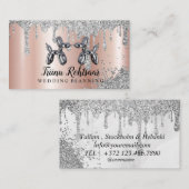 Silver Balloons Event Weddenschappen Planning Busi Visitekaartje (Voorkant / Achterkant)