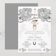 Silver Balloons Mexicaanse Baby Boy Charro Baptism